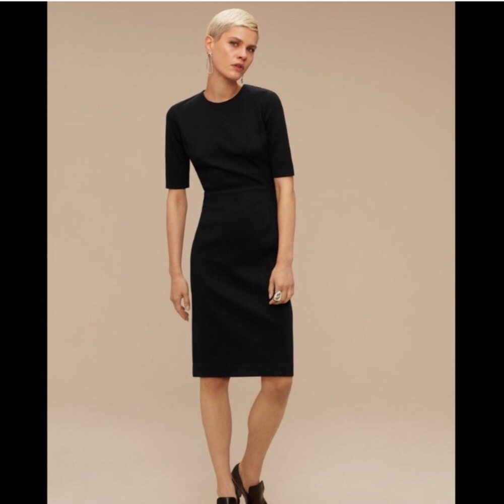 Babaton Faux Leather Suede Dress size 6